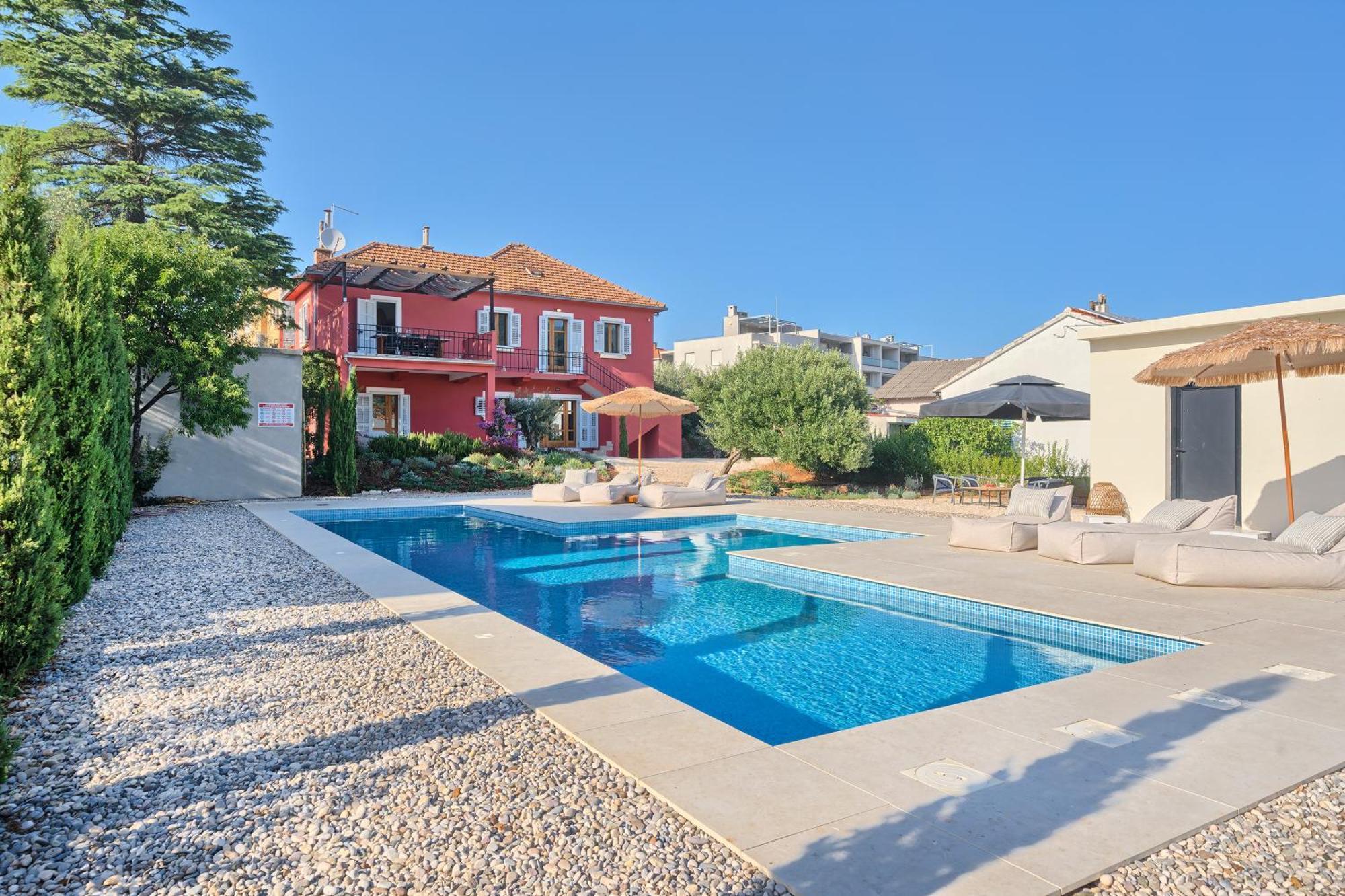 Hvar Luxury Villa And Pool With View In Heart Of Stari Grad สตารีกราด ภายนอก รูปภาพ