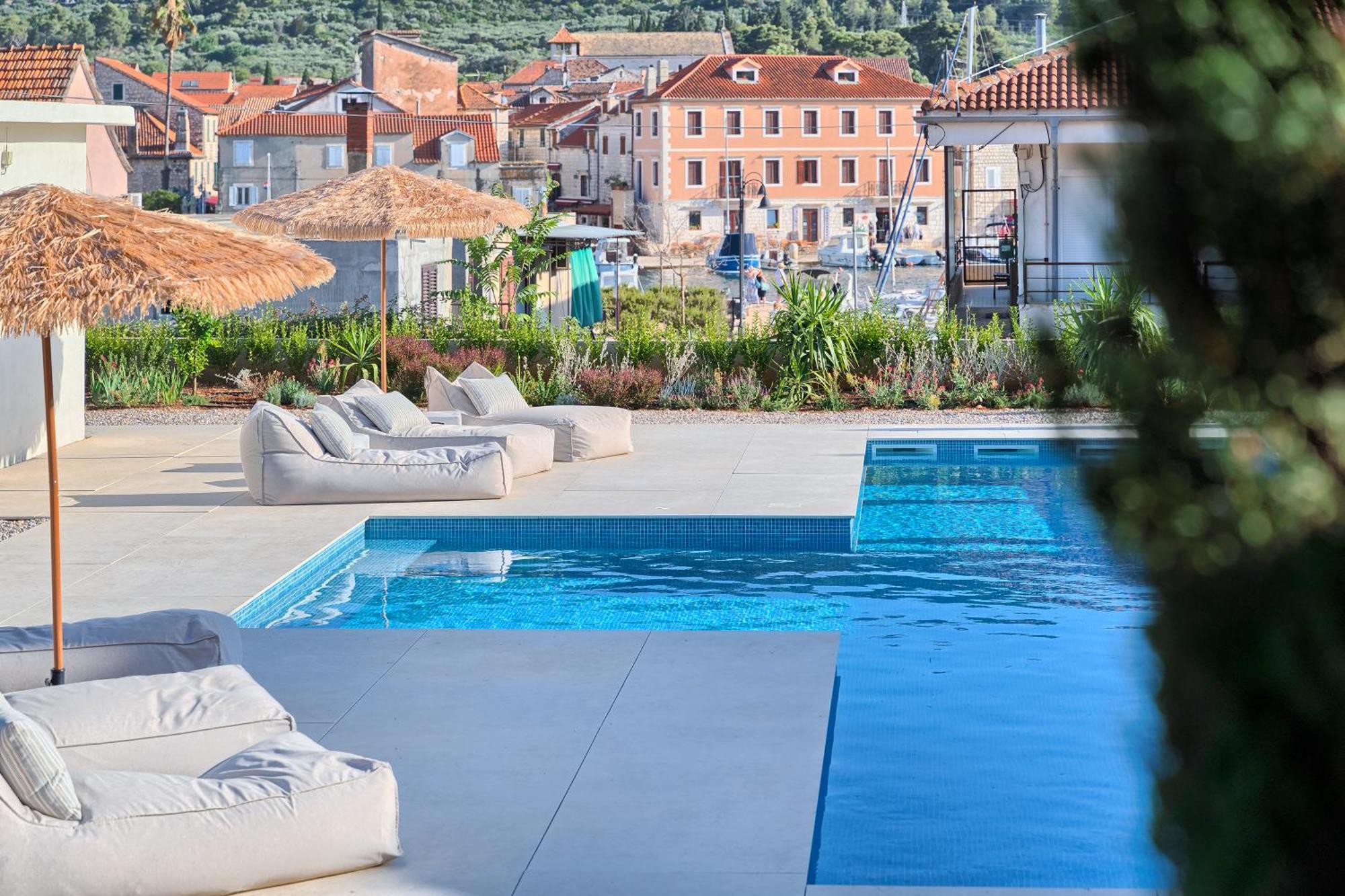 Hvar Luxury Villa And Pool With View In Heart Of Stari Grad สตารีกราด ภายนอก รูปภาพ