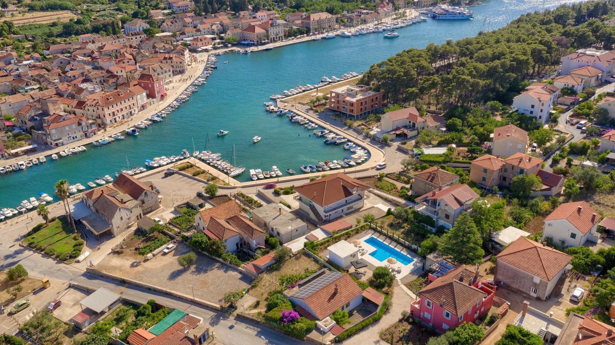 Hvar Luxury Villa And Pool With View In Heart Of Stari Grad สตารีกราด ภายนอก รูปภาพ